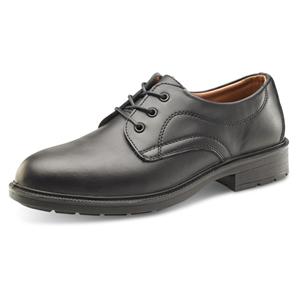 Size 10 ArmorToe® Black Derby Safety Shoe